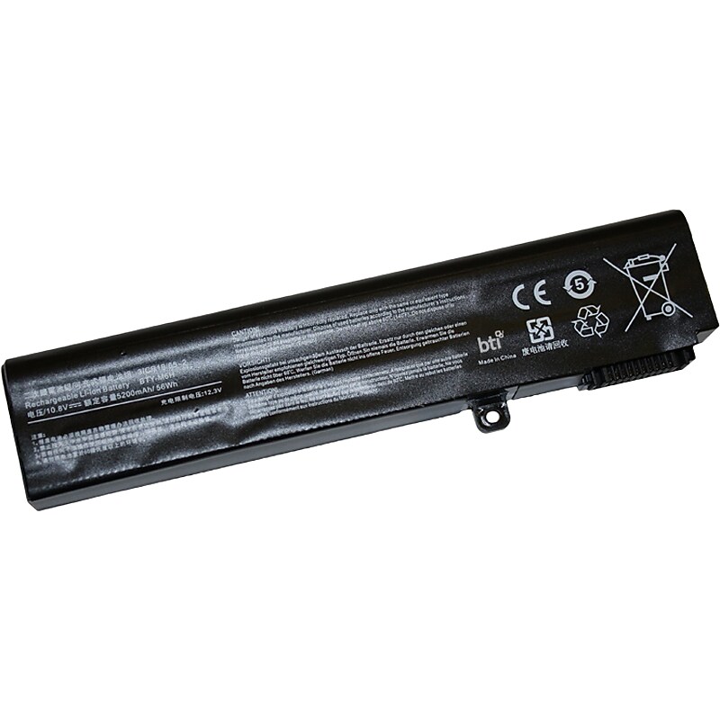 Battery Technology Li-Ion Replacement Battery for MSI Laptops, 5200mAh (BTY-M6H-BTI) image 1