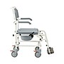 Medline Guardian Shower Commode, Drop Arms, Padded Back Rest, Aluminum Frame, 275 lb. Capacity, (G1-504WCPX1)~#|#~045F3E9E-D5C7-4AD9-BADD87D237426509_sc7