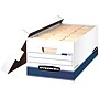 Bankers Box Stor/File Medium Duty 65% Recycled File Box with Lift Off Lid, Letter Size, White/Blue, 4/Pack (0070108)~#|#~04610920-F758-4339-8DA6C5382F20418B_sc7