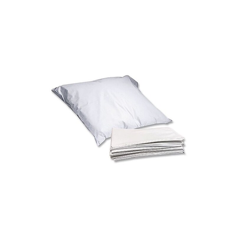 Medical Arts Press Disposable White Pillowcases, Tissue/Poly, 21"x30", 100/Case (701M) image 1
