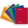 Staples 1-Subject Notebooks, 8" x 10.5", Wide Ruled, 70 Sheets, Assorted Colors, 6/Pack (ST11667C)~#|#~046BD5A5-B234-44BE-9CB28E06A89DDE0A_sc7