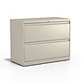 Staples Commercial 2-Drawer Lateral File Cabinet, Letter/Legal Size, Lockable, 28.15"H x 36"W x 18.62"D, Putty (60921/17450)~#|#~046D8FBF-6FDE-4F3F-916A1E3B9FAAD4CE_sc7