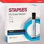 Staples Remarx Dry-Erase Markers, Chisel Tip, Black, 12/Pack (29211-CC)~#|#~046FAA65-0DDB-4911-833FBA516F27F3C3_sc7