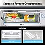 Igloo 3.2 Cu. Ft. Refrigerator with Freezer, Platinum (IRF32PL6A)~#|#~04731F4E-1229-482A-B7947F85F64E4291_sc7