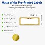 Avery Rectangle Multipurpose Labels, 1" x 2-5/8", White, 160/Pack (19479370467)~#|#~04738B84-4818-4884-B49DDB5921FCC647_sc7