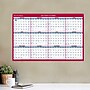 2026 AT-A-GLANCE 36" x 24" Yearly Wall Calendar, Reversible, White/Red (PM212-28-26)~#|#~04774A85-5E52-4B37-AB573F66BBFE35F9_sc7
