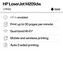 HP LaserJet M209dw Wireless Black & White Laser Printer, Print Only, Best for Home Office, AI Enabled (6GW62F)~#|#~04783BDC-5639-4EB6-91BAC3017F68CAE9_sc7