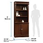 Sauder Palladia 72"H 5-Shelf Bookcase, Select Cherry (412019)~#|#~04790A19-805C-49A5-9716FCAF6E19959F_sc7
