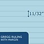 Roaring Spring Paper Products Enviroshades Steno Pad, 6" x 9", Gregg Ruled, Blue, 80 Sheets/Pad, 4 Pads/Pack (ROA12284)~#|#~047AB5BE-BF82-4F32-ACE2ADAA374563B3_sc7