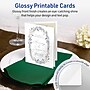 Avery Integrated Cards, 4.25" x 5.5", Glossy White, 25/Pack (95346)~#|#~047CBFF3-F589-404F-AAFFC7E2ED0F2001_sc7