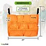 Alpine Industries 12-Pocket Cleaning Cart Organizer, Orange (4777-1-MK)~#|#~04812F43-0FB0-4E50-9A160C085355D3FD_sc7