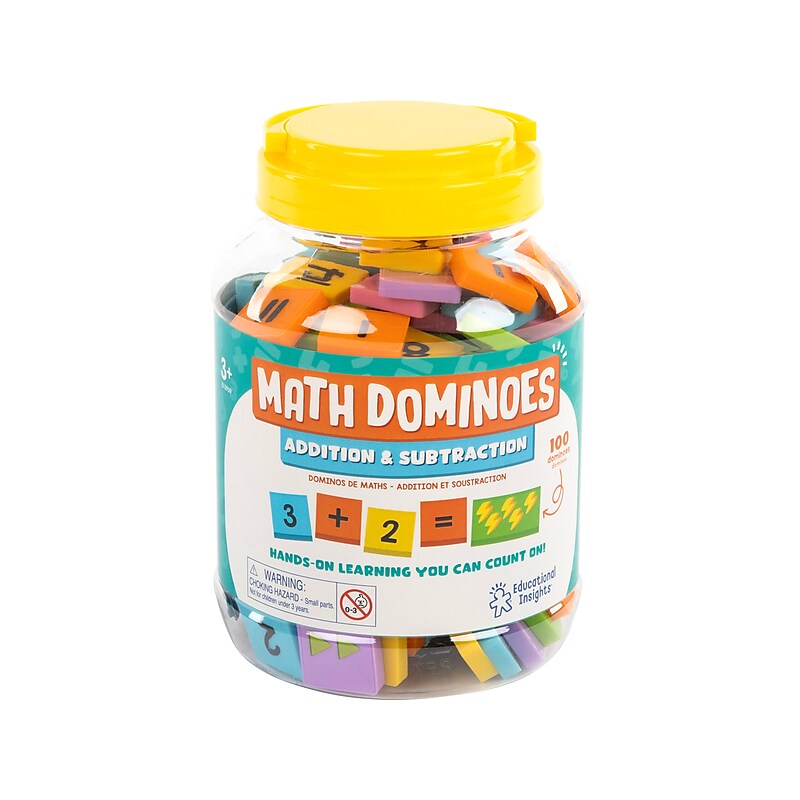 Educational Insights Math Dominoes, 100/Set (2939) image 1