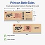 Avery Integrated Cards, 1-3/4" x 5-1/2" , Matte Kraft Brown, 500/Box (95288)~#|#~048A3236-0441-4FBA-841D79101F2E7970_sc7