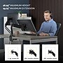 Fellowes Platinum Series Adjustable Dual Arms, Up to 40" Monitor, Black (8042501)~#|#~048A6DA6-6683-4591-A0B9E41C71E8BD34_sc7