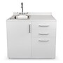 Viva Comfort 36.32'' Exam Room Storage Cabinet With Left Sink, 3-Drawers, Gray (ADI902-B-36-L-GRY)~#|#~049019AD-FE36-4A80-A27EFC11E61C98D8_sc7
