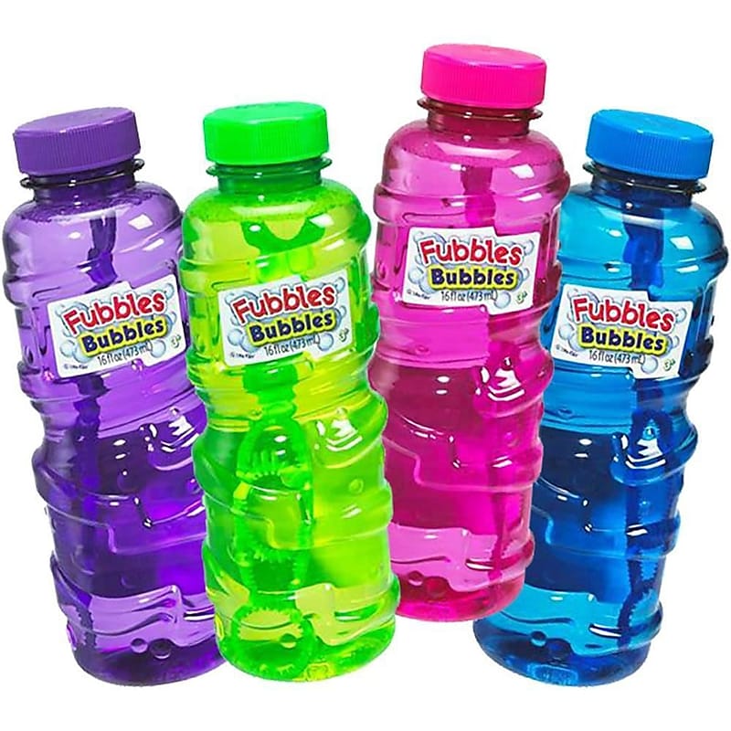 Fubbles Bubbles Solution Case, Assorted Colors, 12/Pack (LR4269) image 1