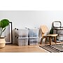 Iris WeatherPro 46 Qt. Latch Lid Storage Bin, Clear, Each (110455)~#|#~0498902F-839F-4334-AF8D52AC40AA5FB9_sc7