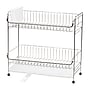 Iris Stainless Steel Dish Rack, White (586696)~#|#~049C2807-99BD-4B51-ADB547B4BC6AD466_sc7