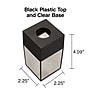 Staples Magnetic Paper Clip Dispenser, Clear/Black (10590)~#|#~04A07104-5D51-4896-B4F555BA163A223A_sc7