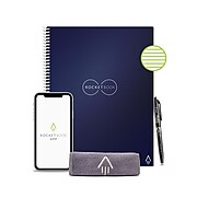 Rocketbook Core Smart Notebook, 8.5" x 11", Lined Ruled, 32 Pages, Blue (EVR2-L-RC-CDF)