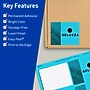 Avery Rectangle Multipurpose Labels, 4.75" x 3.75", Bright Blue, 80/Pack (94254)~#|#~04A2F84D-27A3-4C42-BA11182C8A9D1BFC_sc7