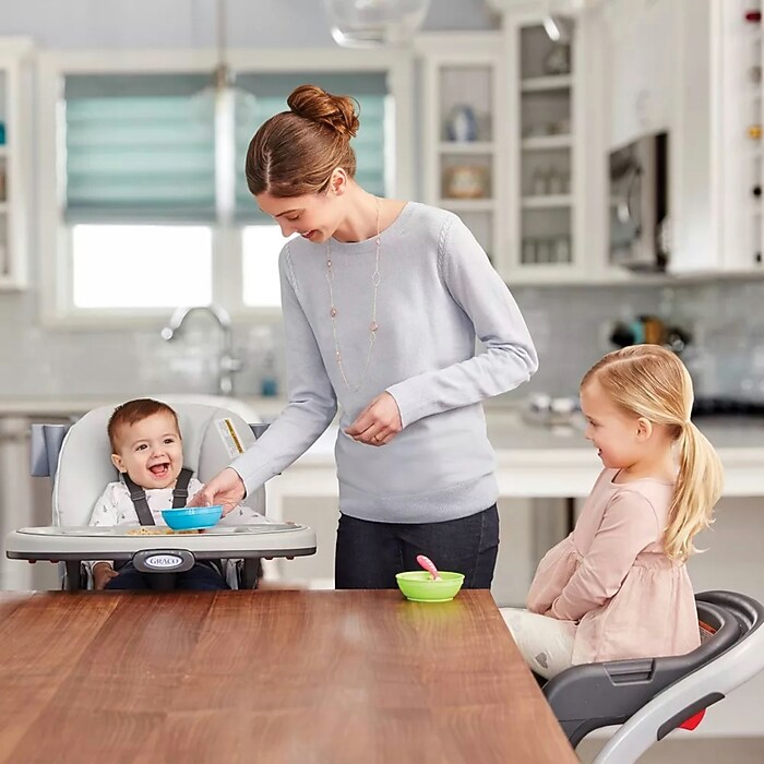 Graco Blossom 6-in-1 Convertible Highchair, Studio (1925913) Staples