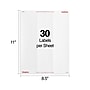 Staples Laser/Inkjet Address Labels, 1" x 2-5/8", White, 30 Labels/Sheet, 25 Sheets/Pack (ST18054-CC)~#|#~04AE3FF3-7495-4DC5-BB22DF81EEA7726F_sc7