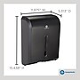 Georgia-Pacific Combi-Fold Vista Folded Paper Towel Dispenser, Black (56650A)~#|#~04B06B47-9561-47D2-B4F06BD571DA7538_sc7