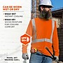 Chill-its 6688 High Visibility Long Sleeve T-Shirt, ANSI Class R2, Orange, X-Large (12233)~#|#~04B06C8A-F3B4-4176-A24C41A110EF9965_sc7