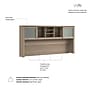 Bush Home Somerset 72"W Desktop Hutch, Ash Gray (WC81611)~#|#~04B1E0F4-257C-46AD-B24688C1AD102147_sc7