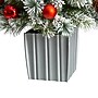 Nearly Natural Winter Flocked Artificial Christmas Tree Pre-Lit, 4' (T3036)~#|#~04B68CA3-027B-46DE-9BC4EFE29423CFDA_sc7