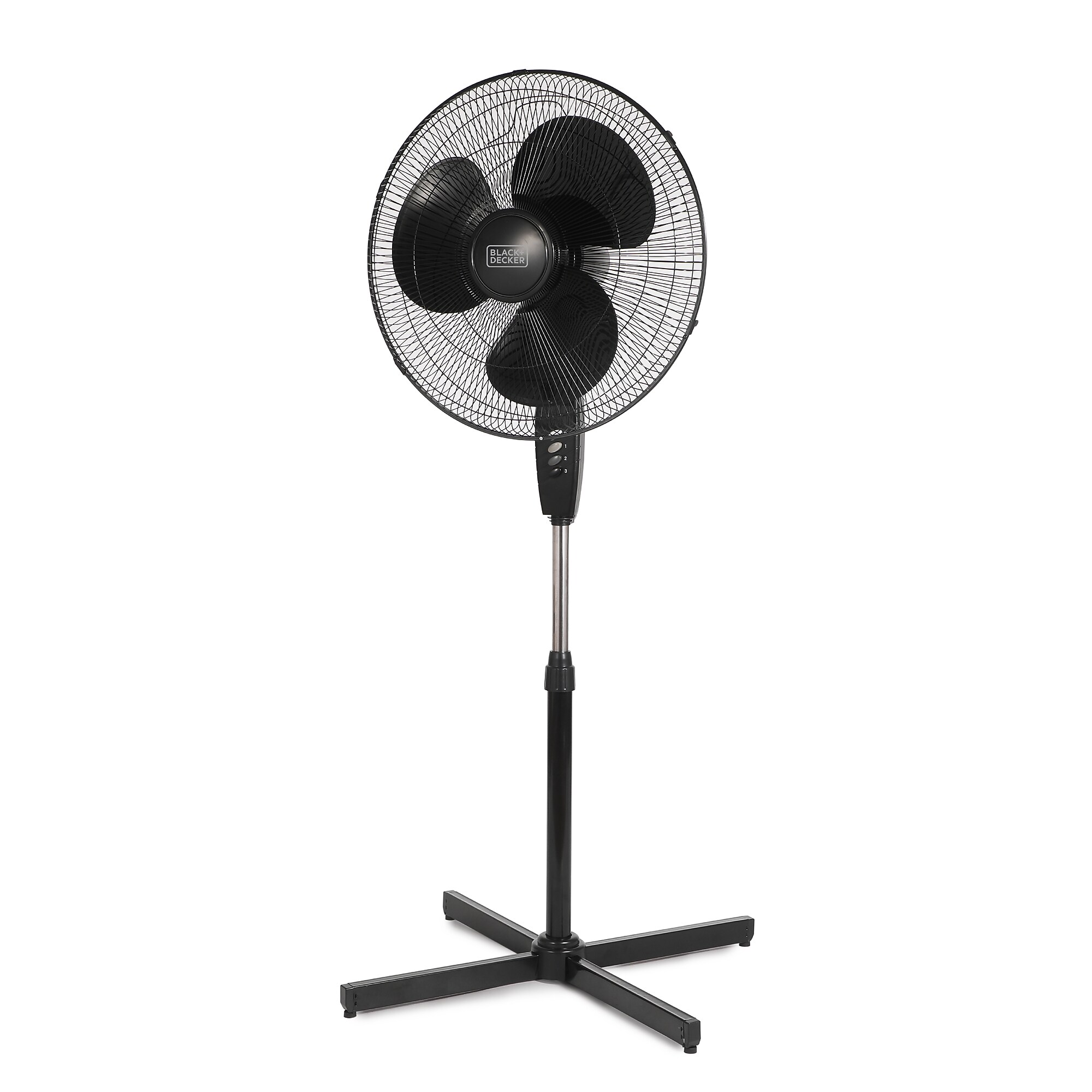 Black & Decker 18″ Oscillating Pedestal Fan, 3-Speed, Black (BFP18SXB) Sansujyuku sansujyuku.com