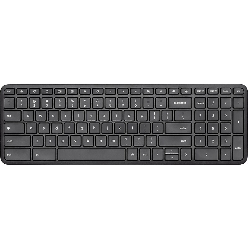 CTL Wireless Ergonomic Chrome OS Bluetooth Keyboard, Black (KBUS00002) image 1