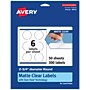 Avery Laser/Inkjet Circle Multipurpose Labels, 2-3/4" Dia., Clear, 300/Box (94512)~#|#~04BA0036-FCFD-4BF5-A73CB3617C5A7A2C_sc7