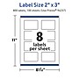 Avery TrueBlock Laser/Inkjet Rectangle Multipurpose Labels, 2" x 3", White, 800 Labels/Box (94237)~#|#~04BADD59-5B63-4BAC-805E82C1A441A24F_sc7