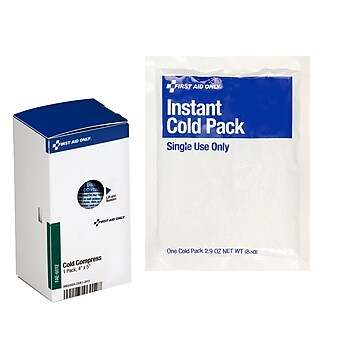 First Aid Only Instant Cold Compress, 4" x 5" (FAE 6012)