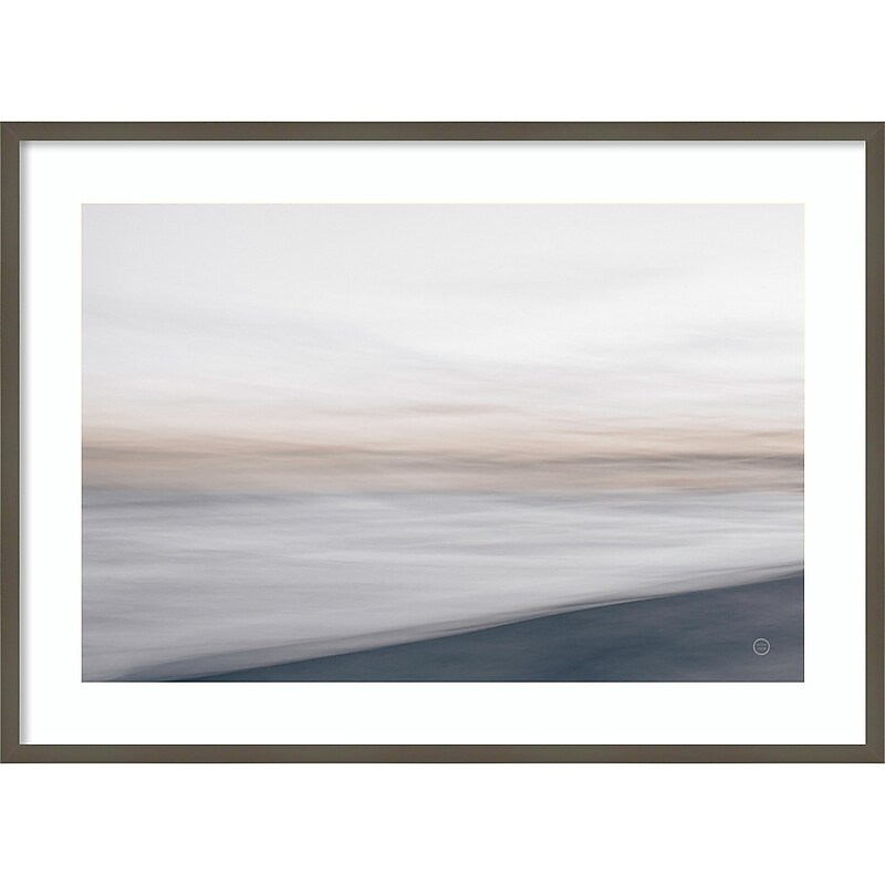 Amanti Art Waves Move Me I by Nathan Larson Wood Framed Wall Art Print, 41" x 30" (A42675534952) image 1