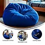 Flash Furniture Duncan Cotton Large Refillable Bean Bag Chair, Solid Royal Blue (DGBEANLGSLDRYBL)~#|#~04C6131A-8F74-4532-9F3E2A8A19B81467_sc7