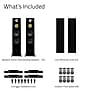 Fluance HFF Signature Series Hi-Fi Three-Way Floorstanding Tower Speakers with Dual 8" Woofers, Natural Walnut~#|#~04C6F0CC-80D6-41C2-B7E7461775BD7343_sc7