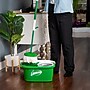 Libman Tornado Microfiber Spin Mop & Bucket, Green/White (1283001)~#|#~04D66E0C-7671-4067-96817BF8A6CA2E80_sc7