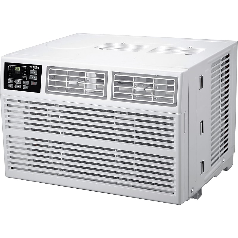 Whirlpool 230-Volt 12,000 BTU Window Air Conditioner with Remote, White (WHHW122AW) image 1