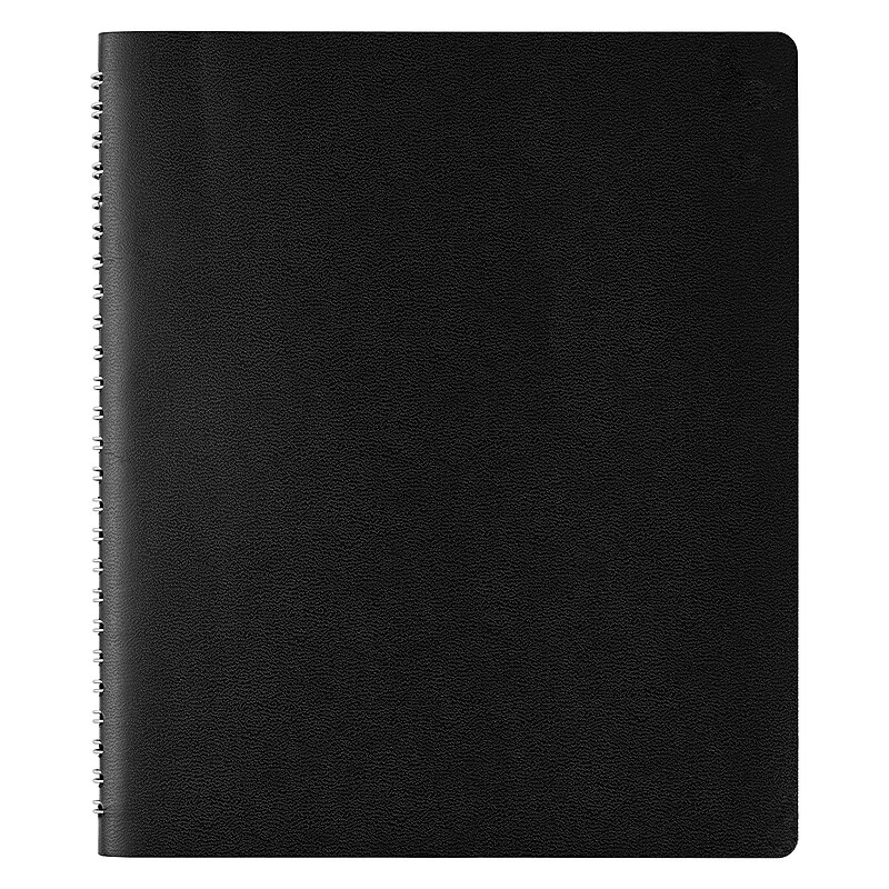 Staples 7" x 8.75" Undated Daily Planner, Black (ST60461-24) image 1