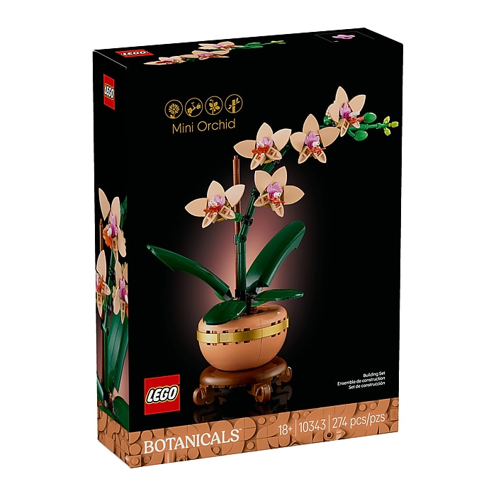 LEGO Botanicals Mini Orchid, 274 Pieces (10343) | Staples