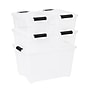 Iris Latching Storage Tote Bundle Pack, 5 Pieces/Bundle ~#|#~04E9ABC7-EF36-4C89-AE4D9A0CA5C2C329_sc7