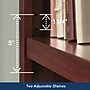 Sauder Select 44"H 3-Shelf Bookcase, Cherry Finish (412808)~#|#~04E9C84F-4689-4507-BB15673CB4CB97B6_sc7