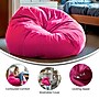 Flash Furniture Duncan Cotton Large Refillable Bean Bag Chair, Solid Hot Pink (DGBEANLGSLDHTPK)~#|#~04EA51F2-72EB-4686-AEC3B61FE3D101B3_sc7