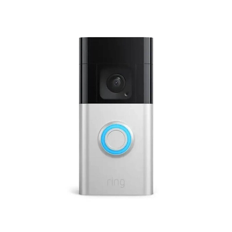 Ring Battery Doorbell Plus, Smart Wifi Video Doorbell, Battery-Operated, Satin Nickel (B09WZBPX7K) image 1