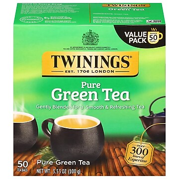 mint tea　1225 Twinings Green Tea Bags, 25/Box (TNA51732) | Staples