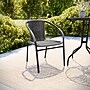 Flash Furniture Gray Rattan Indoor-Outdoor Restaurant Stack Chair (TLH-037-GY-GG)~#|#~04F2E4C4-DB86-4FEA-BF608141937418B8_sc7