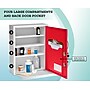 Viva Comfort Steel Medical Storage Cabinet with Dual Key Lock, 1.16 cu. ft. (999-06-RED)~#|#~04F2F076-0A9E-43A0-94AB8069F7FCA3B7_sc7